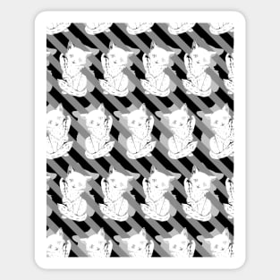 Kitty Final Boss Pattern Sticker